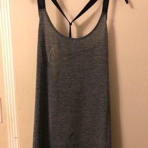 Nike Grey Racerback dri-fit tank - xl NWT